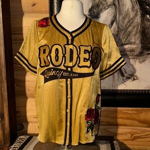 Quincy Women's Gold Rodeo Top